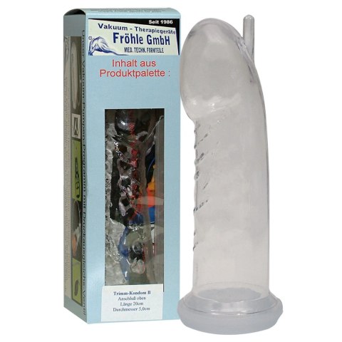 Frohle - Komfortowy Dopasowany Cylinder Do Penisa 20cm Fröhle Frohle - Komfortowy Dopasowany Cylinder Do Penisa 20cm Fröhle