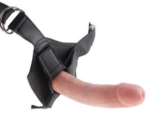 King Cock - Realistyczne Dildo Strap-On 20 CM Jasny Kolor Skóry King Cock King Cock - Realistyczne Dildo Strap-On 20 CM Jasny Kolor Skóry King Cock