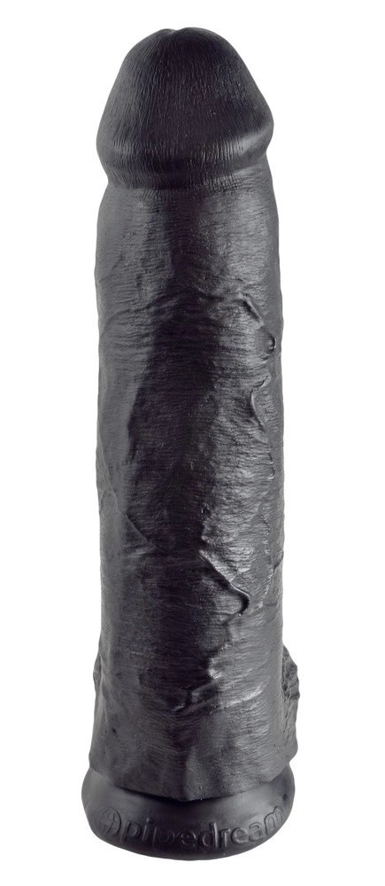 King Cock - Realistyczne Dildo Z Jądrami Czarne 30 CM King Cock King Cock - Realistyczne Dildo Z Jądrami Czarne 30 CM King Cock
