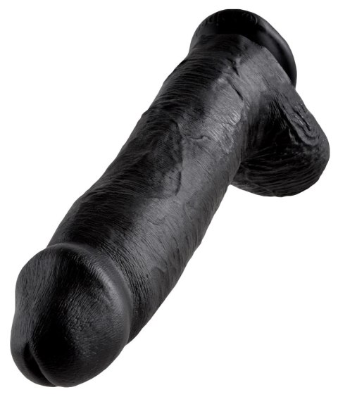 King Cock - Realistyczne Dildo Z Jądrami Czarne 30 CM King Cock King Cock - Realistyczne Dildo Z Jądrami Czarne 30 CM King Cock