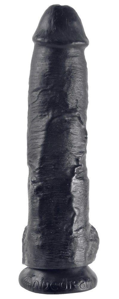 King Cock - Realistyczne Dildo Z Żołędziem Jądrami I Żyłkami 25 CM Czarny King Cock King Cock - Realistyczne Dildo Z Żołędziem Jądrami I Żyłkami 25 CM Czarny King Cock