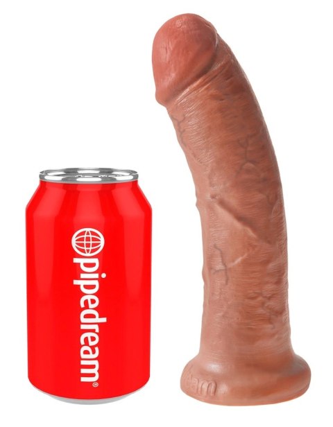 King Cock - Realistyczne Dildo Z Żyłkami I Przyssawką 20 CM Jasny Kolor Skóry King Cock King Cock - Realistyczne Dildo Z Żyłkami I Przyssawką 20 CM Jasny Kolor Skóry King Cock