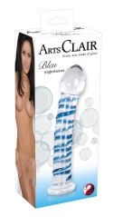 You2Toys - Dildo szklane, prążkowane You2Toys