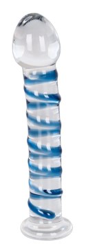 You2Toys - Dildo szklane, prążkowane You2Toys