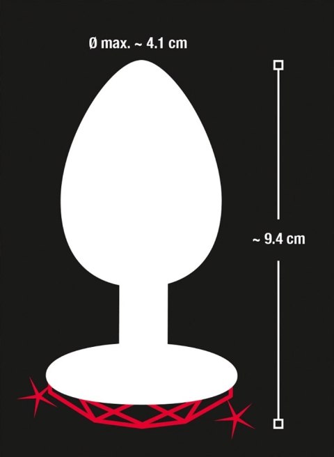 You2Toys - Korek analny - diament czerwony - duży You2Toys You2Toys - Korek analny - diament czerwony - duży You2Toys