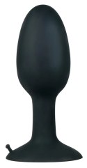 Backdoor Friend - Duży Zaokrąglony Korek Analny Z Kulką Stymulacyjną/Large Silicone Plug Backdoor Friend