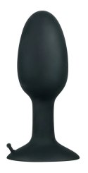 Backdoor Friend - Zaokrąglony Korek Analny Z Kulką Stymulacyjną/Medium Silicone Plug Backdoor Friend