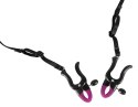 Bad Kitty - Czarne Stringi Z Zaciskami Na Wargi Sromowe Bad Kitty