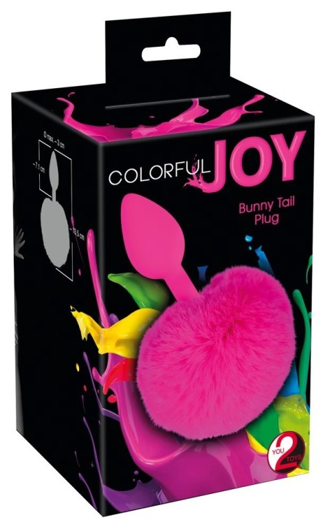 Colorful Joy - Korek Analny Z Ogonkiem Króliczka Różowy Colorful Joy Colorful Joy - Korek Analny Z Ogonkiem Króliczka Różowy Colorful Joy
