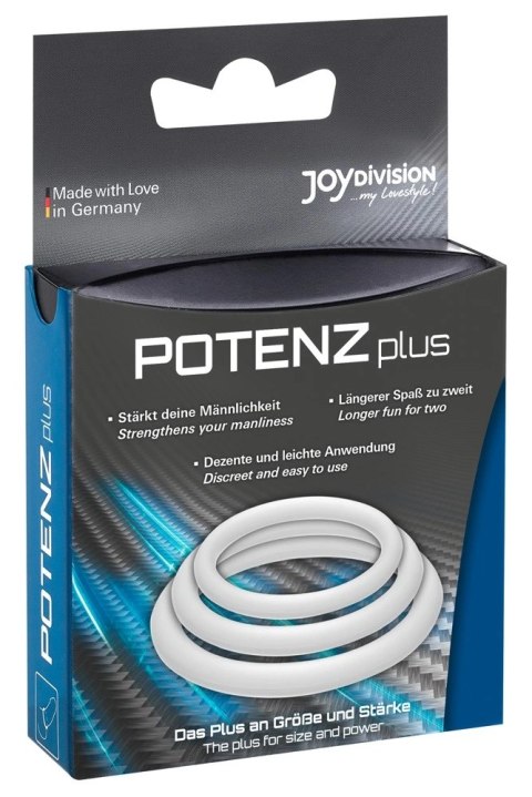 Joydivision Toys - 3 Pierścienie Na Penisa Wspomaga Erekcje Potenzplus Joydivision Toys