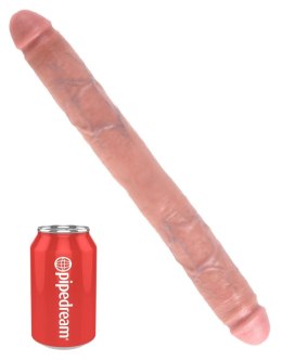 King Cock - Realistyczne Podwójne Dildo Cieliste 42 CM King Cock