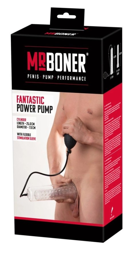 Mr Boner - Ręczna Pompka Do Penisa 25cm Mister Boner Mr Boner - Ręczna Pompka Do Penisa 25cm Mister Boner