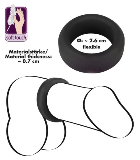 Pierścień Na Penisa Mały(2,6cm) - Black Velvets Black Velvets Pierścień Na Penisa Mały(2,6cm) - Black Velvets Black Velvets