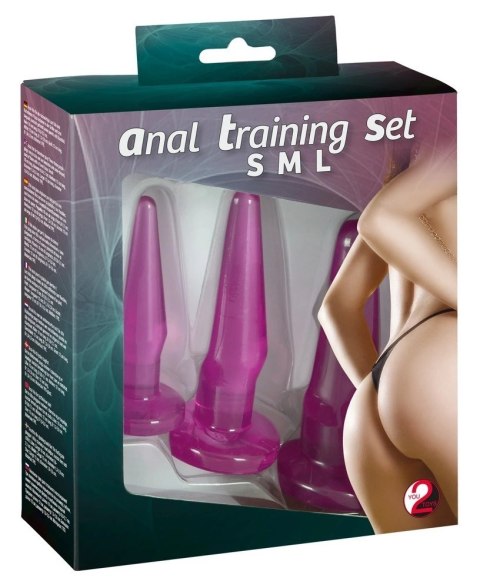 You2Toys - Zestaw korków analnych - trening analny 3 szt You2Toys You2Toys - Zestaw korków analnych - trening analny 3 szt You2Toys