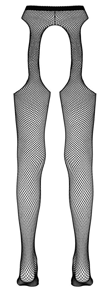Cottelli LEGWEAR - Czarne Rajstopy Kabaretki Z Pasem Do Pończoch S/M Cottelli LEGWEAR Cottelli LEGWEAR - Czarne Rajstopy Kabaretki Z Pasem Do Pończoch S/M Cottelli LEGWEAR