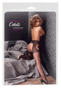 Cottelli LEGWEAR - Czarne Rajstopy Z Pasem Do Pończoch S/M Cottelli LEGWEAR