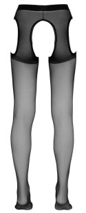 Cottelli LEGWEAR - Czarne Rajstopy Z Pasem Do Pończoch S/M Cottelli LEGWEAR