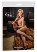 Cottelli LEGWEAR - Klasyczne Czarne Rajstopy Kabaretki S-L Cottelli LEGWEAR