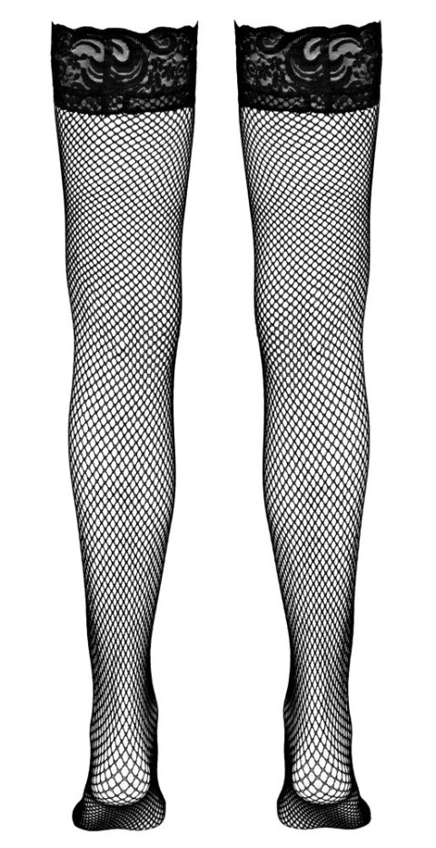 Cottelli LEGWEAR - Pończochy Kabaretki Z Koronką Czarne L Cottelli LEGWEAR Cottelli LEGWEAR - Pończochy Kabaretki Z Koronką Czarne L Cottelli LEGWEAR