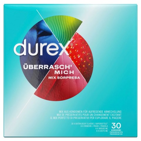 Durex - 30 Prezerwatyw Mix 4 Różne Odmiany Durex Durex - 30 Prezerwatyw Mix 4 Różne Odmiany Durex