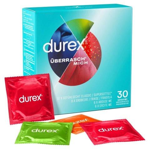 Durex - 30 Prezerwatyw Mix 4 Różne Odmiany Durex Durex - 30 Prezerwatyw Mix 4 Różne Odmiany Durex
