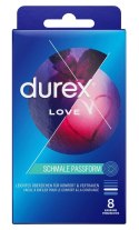 Durex Love - Prezerwatywy Łatwe Dopasowanie 8szt Durex