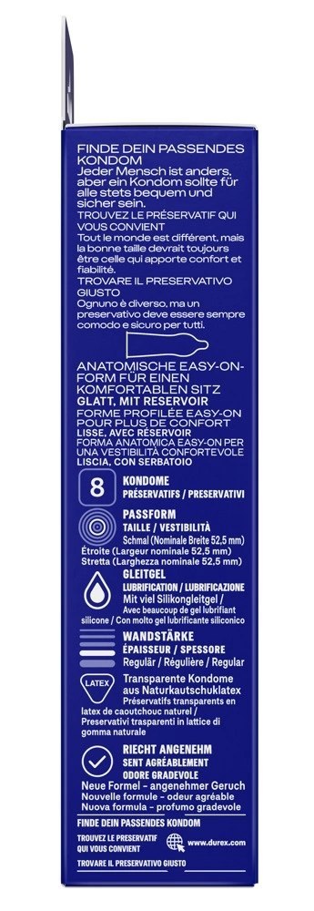 Durex Love - Prezerwatywy Łatwe Dopasowanie 8szt Durex Durex Love - Prezerwatywy Łatwe Dopasowanie 8szt Durex