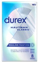 Durex - Najcieńsze Prezerwatywy Lateksowe Hautnah Classic 8 szt Durex
