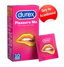 Durex Pleasure Me - Żeberkowane Prezerwatywy 10szt Durex