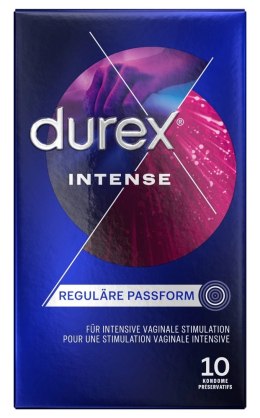 Durex - Prążkowane Prezerwatywy Miętowe Intense Orgasmic 10 szt Durex