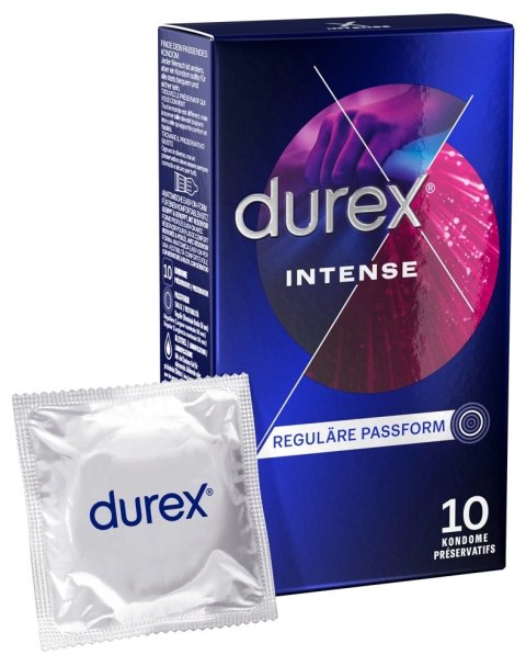 Durex - Prążkowane Prezerwatywy Miętowe Intense Orgasmic 10 szt Durex Durex - Prążkowane Prezerwatywy Miętowe Intense Orgasmic 10 szt Durex