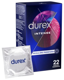 Durex - Prążkowane Prezerwatywy Miętowe Intense Orgasmic 22 szt Durex