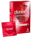 Durex - Prezerwatywy Lateksowe 20% Cieńsze Gefühlsecht Ultra 8 szt Durex