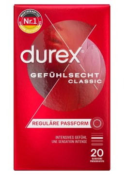 Durex - Prezerwatywy Lateksowe Zbiorniczek 20szt Durex