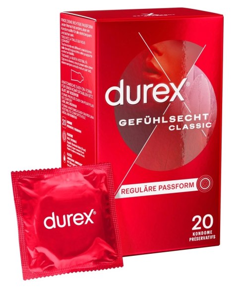 Durex - Prezerwatywy Lateksowe Zbiorniczek 20szt Durex Durex - Prezerwatywy Lateksowe Zbiorniczek 20szt Durex
