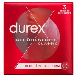 Durex - Prezerwatywy Lateksowe Zbiorniczek 3szt Durex