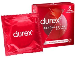 Durex - Prezerwatywy Lateksowe Zbiorniczek 3szt Durex