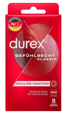 Durex - Prezerwatywy Lateksowe Zbiorniczek 8szt Durex