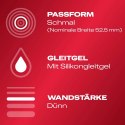 Durex - Prezerwatywy Pokryte Lubrykantem Ze Smoczkiem Gefühlsecht Slim Fit 8 szt Durex