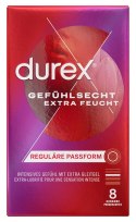 Durex - Prezerwatywy Ze Zbiorniczkiem Nawilżone Gefühl.extra lubr. 8 szt Durex