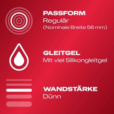 Durex - Prezerwatywy Ze Zbiorniczkiem Nawilżone Gefühl.extra lubr. 8 szt Durex Durex - Prezerwatywy Ze Zbiorniczkiem Nawilżone Gefühl.extra lubr. 8 szt Durex