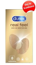 Durex Real Feel - Prezerwatywy Pozbawione Lateksu 8szt Durex