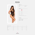 Obsessive - Seksowne Body Bez Kroku Bellastia Czarne XS/S Obsessive