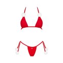 Obsessive - Seksowny Świąteczny Komplecik Bobble Girl Czerwony One Size Obsessive