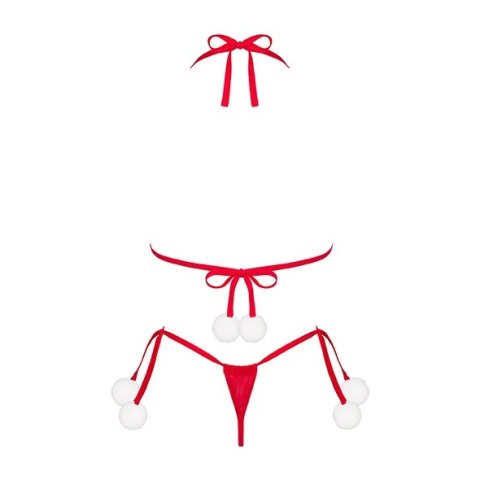 Obsessive - Seksowny Świąteczny Komplecik Bobble Girl Czerwony One Size Obsessive Obsessive - Seksowny Świąteczny Komplecik Bobble Girl Czerwony One Size Obsessive