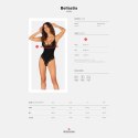 Obsessive - Zmysłowe Czarne Body Bellastia M/L Obsessive