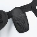 Pegasus - Zakrzywiony Różowy Wibrator Strap-On + Pilot Pegasus