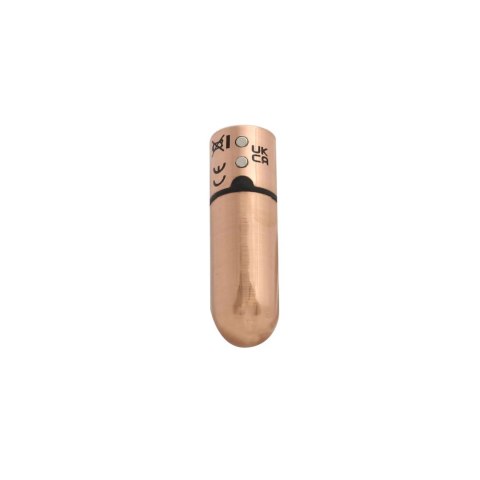PowerBullet - Mini Wibrator 9 Funkcji Z Kryształem First Class Różowe Złote PowerBullet PowerBullet - Mini Wibrator 9 Funkcji Z Kryształem First Class Różowe Złote PowerBullet