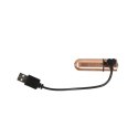 PowerBullet - Mini Wibrator 9 Funkcji Z Kryształem First Class Różowe Złote PowerBullet