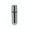 PowerBullet - Mini Wibrator 9 Funkcji Z Kryształem First Class Srebrny PowerBullet